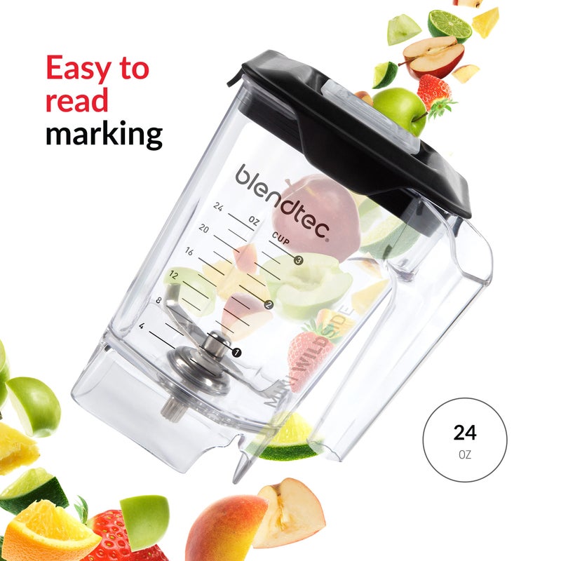 Blendtec Mini WildSide (46 oz), Five Sided, Personalized Blender Jar Vented Latching Lid, BPA-free, Clear - Image 4